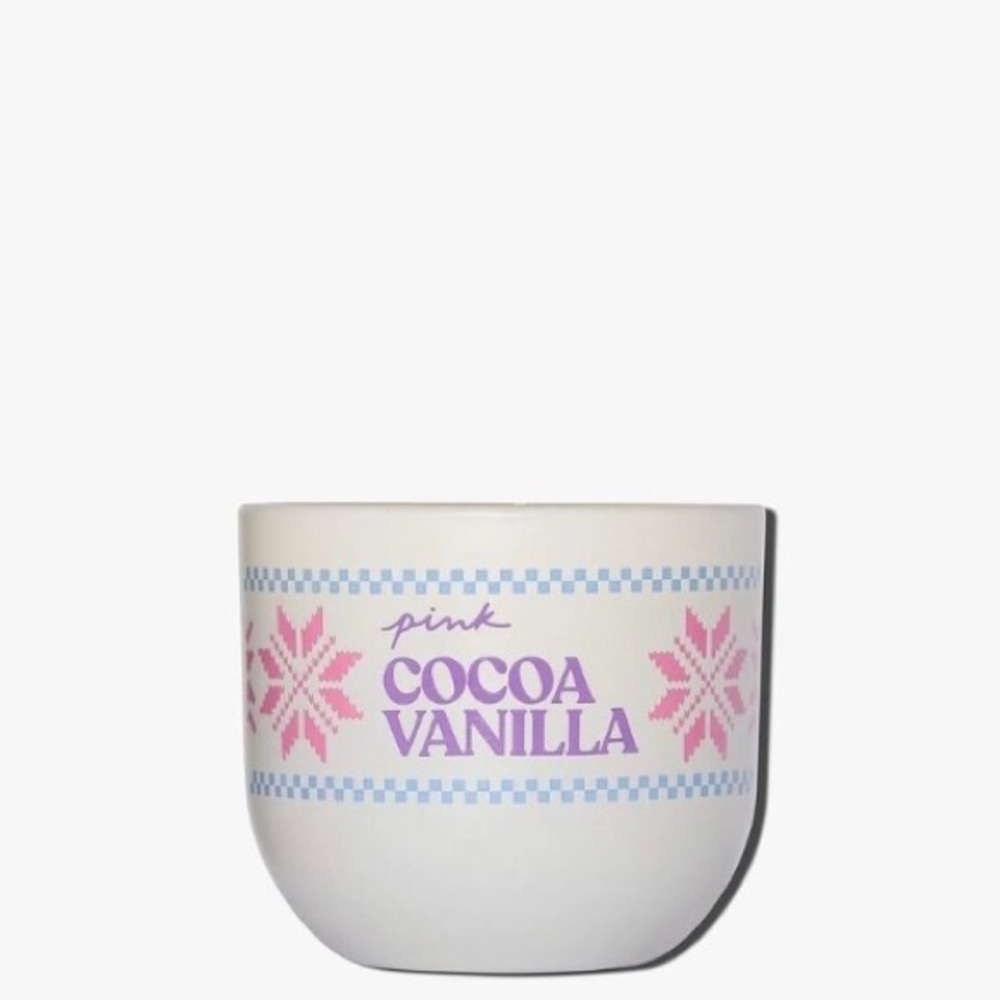 PINK Victoria's Secret Candle I WANT COZY Cocoa Vanilla- NWT